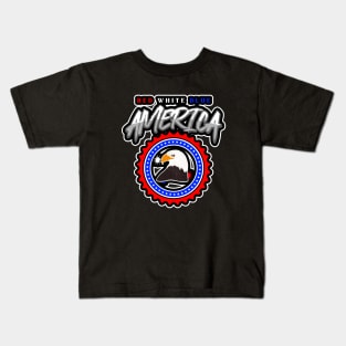 FOURTH Of July Independence Day Bald Eagle Kids T-Shirt